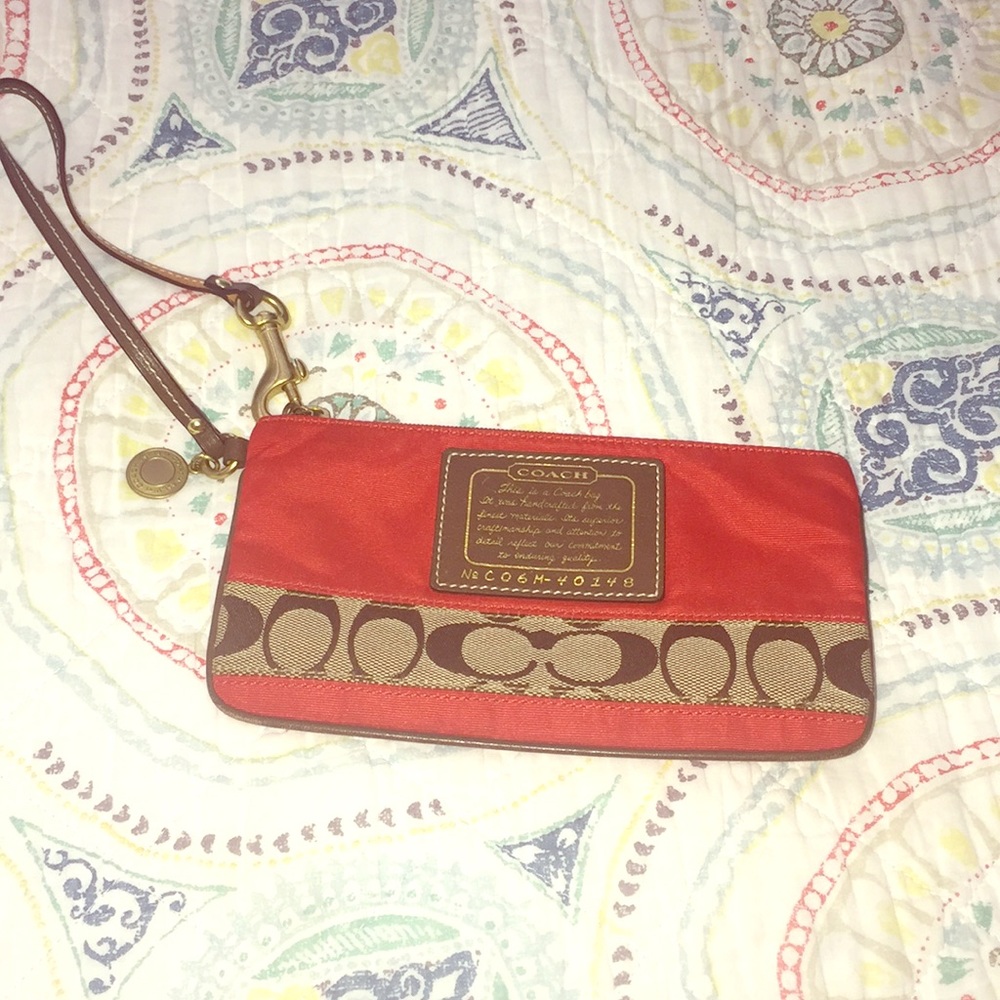 Coach wristlet